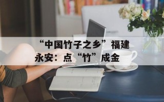 “中国竹子之乡”福建永安：点“竹”成金