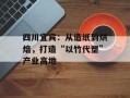四川宜宾：从造纸到烘焙，打造“以竹代塑”产业高地