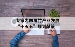 专家为四川竹产业发展“十五五”规划献策