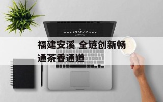 福建安溪 全链创新畅通茶香通道