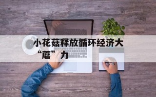 小花菇释放循环经济大“蘑”力