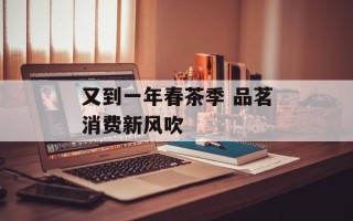 又到一年春茶季 品茗消费新风吹