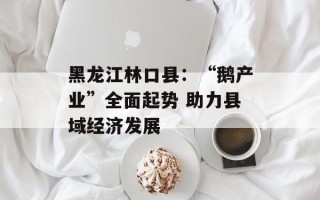 黑龙江林口县：“鹅产业”全面起势 助力县域经济发展