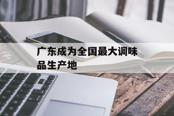 广东成为全国最大调味品生产地-第1张图片-