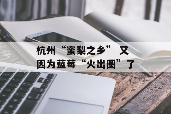 杭州“蜜梨之乡” 又因为蓝莓“火出圈”了-第1张图片-