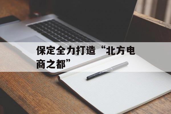 保定全力打造“北方电商之都”-第1张图片- 保定全力打造“北方电商之都”-第1张图片-